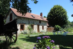 Le gîte de Ter'lenn vu du jardin